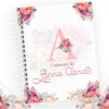 Caderneta de Vacinação - Floral Chic Alfabeto