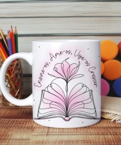 Caneca de Porcelana Professores - Frase