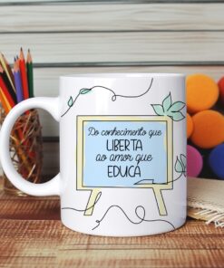 Caneca de Porcelana Professores - Frase 03