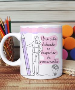 Caneca de Porcelana Professores - Frase 04