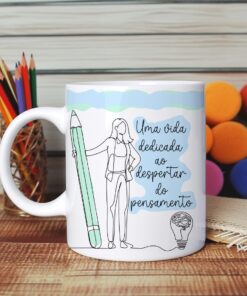 Caneca de Porcelana Professores - Frase 05