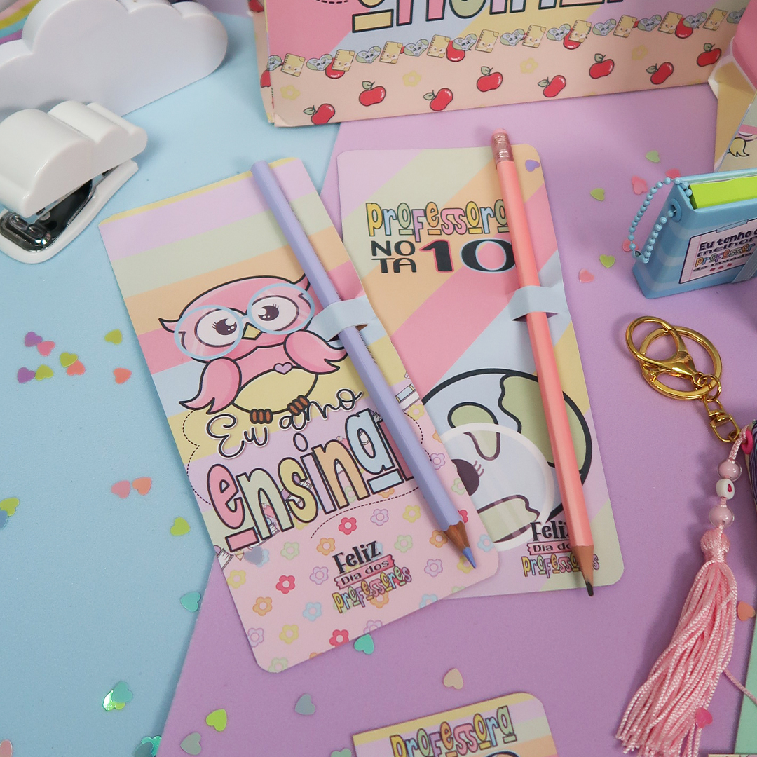 Mimo para os professores - Card com lápis (4 unidades)