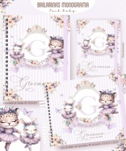 Kit Maternidade - Bailarinas Monograma