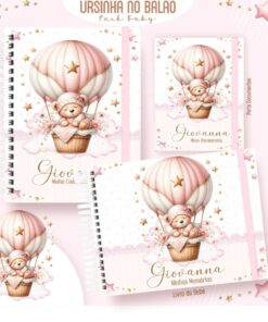 Kit Maternidade - Ursinha no balão