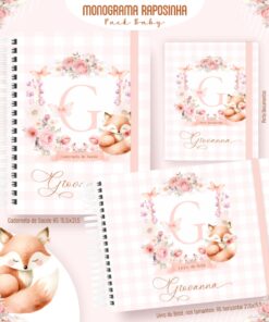 Kit Maternidade - Monograma Raposinha