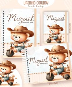 Kit Maternidade - Ursinho Cowboy