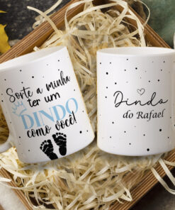 Caneca Tradicional - SORTE A MINHA TER UM DINDO COMO VOCÊ