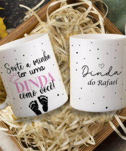 Caneca Tradicional - SORTE A MINHA TER UMA DINDA COMO VOCÊ