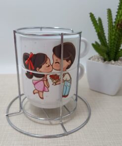 Torre de xícaras com 2 unidades