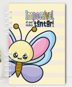 Planner UAU 2025 - Amarelo com Frase
