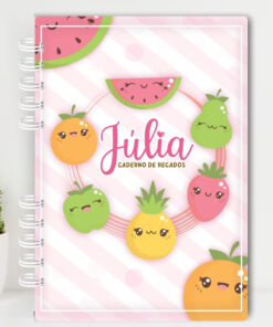 Volta às Aulas - Caderno de Recados - Frutinhas