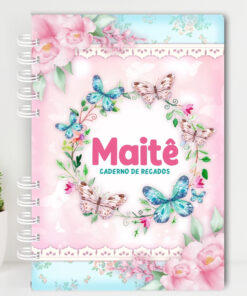 Volta às Aulas - Caderno de Recados - Borboletas 02