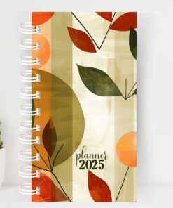 Planner Slim 2025 - Floral Boho 02