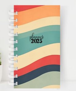 Planner Slim 2025 - Pop Retrô 01