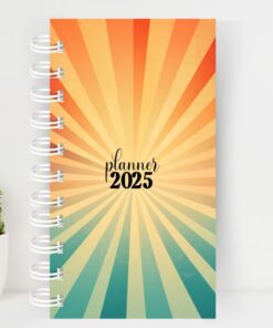 Planner Slim 2025 – Pop Retrô 03