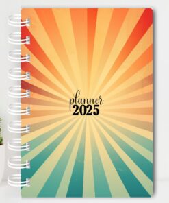 Planner Slim 2025 – Pop Retrô 03