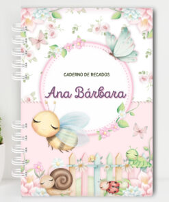 Volta às Aulas - Caderno de Recados - Jardim