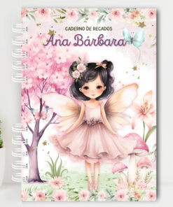 Volta às Aulas - Caderno de Recados - Fadinha