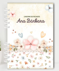 Volta às Aulas - Caderno de Recados - Floral 2