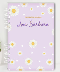 Volta às Aulas - Caderno de Recados - Margarida Lilás