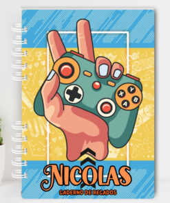 Volta às Aulas - Caderno de Recados - Gamer