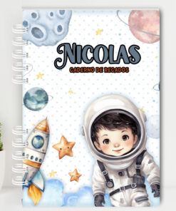 Volta às Aulas - Caderno de Recados - Astronauta