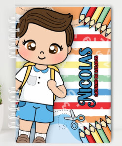 Volta às Aulas - Caderno de Recados - Aluninho