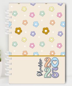Planner UAU 2025 - Clean com Florzinhas