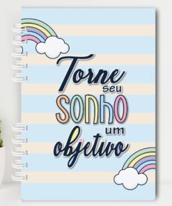 Planner UAU 2025 - Azul com frase