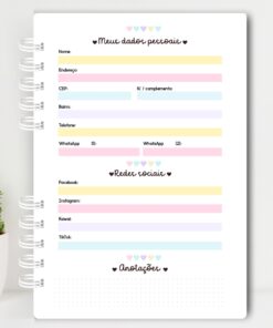 Alternative view of Volta às Aulas - Caderno de Recados - Unicórnio Cute