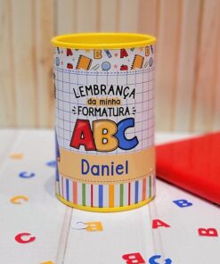 Lembrança Formatura ABC- 10 Cofrinhos Personalizados