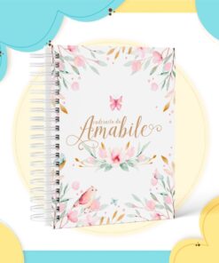 Caderneta de Saúde Floral delicado 2