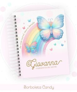 Caderneta de Saúde Borboleta Candy