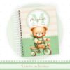 Caderneta de Saúde Ursinho na Bicicleta Menino