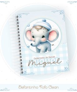 Caderneta de Saúde Elefantinho Fofo Clean