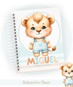 Caderneta de Saúde Leãozinho Cute