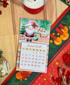 25 Mini Calendário com Imã de Geladeira