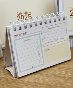 Alternative view of Calendário de Mesa 2025