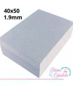 PAPELÃO HOLLER/CARTÃO CINZA - 50x40 - 1.9mm - UNIDADE