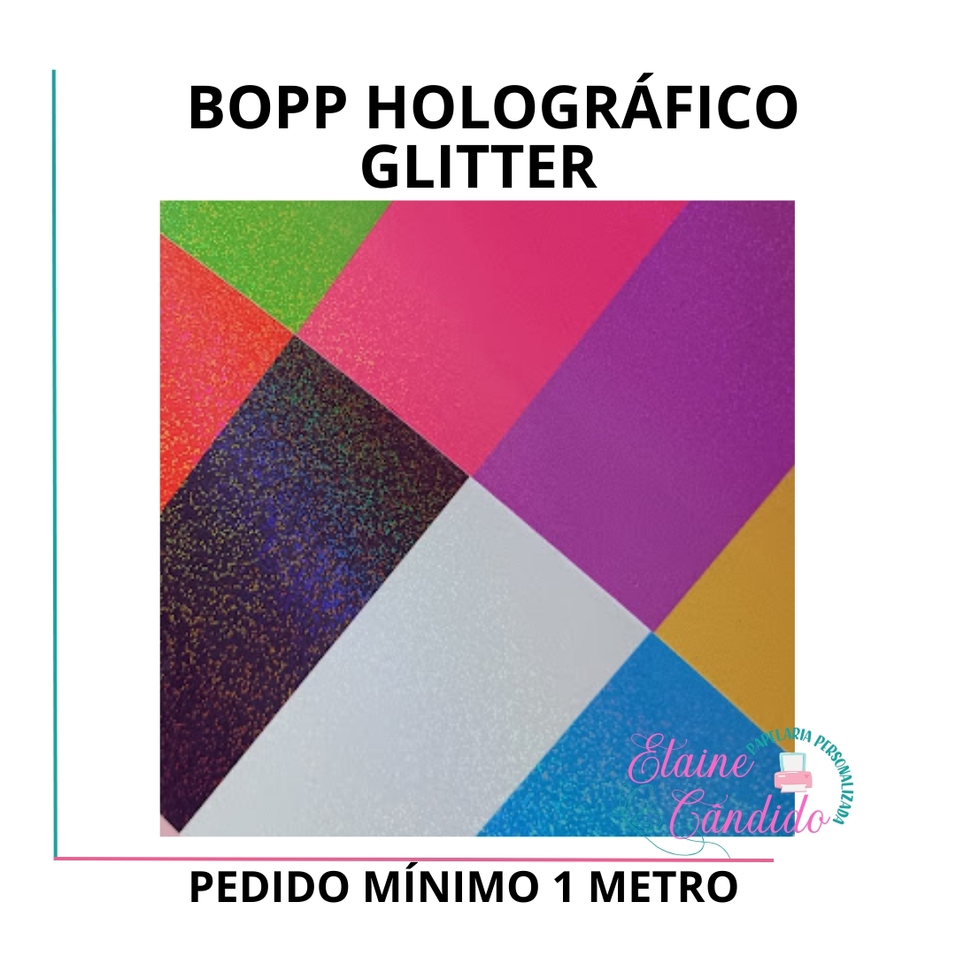 BOPP HOLOGRÁFICO GLITTER - 1M