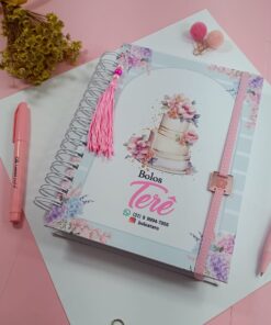 Alternative view of Caderno de Pedidos Confeiteira (100 folhas) tamanho 15x21 Personalizado