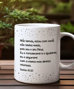 Alternative view of Caneca Tradicional - Alto em Confiança em Deus