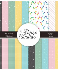 Kit Clássicos Papéis digitais