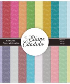 Kit Papéis digitais Floral Minimalista