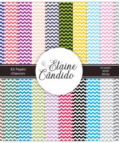 Kit Papéis digitais CHEVRON 1.0