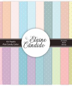 Kit Papéis digitais POÁ CANDY COLOR 1.0