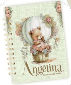 Caderneta de Vacinação - Ursinha Linho no Balão