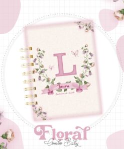 Caderneta de Saúde Safari Floral Monograma