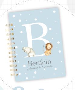 Caderneta de Saúde - Safari Azul Alfabeto