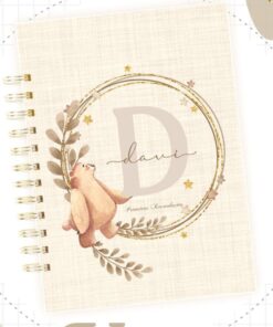 Caderneta de Saúde - Monograma Urso